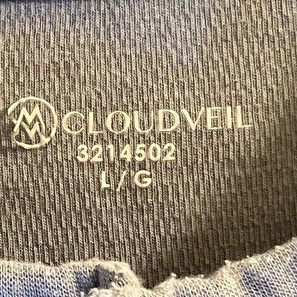 🤩Cloudveil shirt long-Sleeved gray size L - Picture 2 of 7
